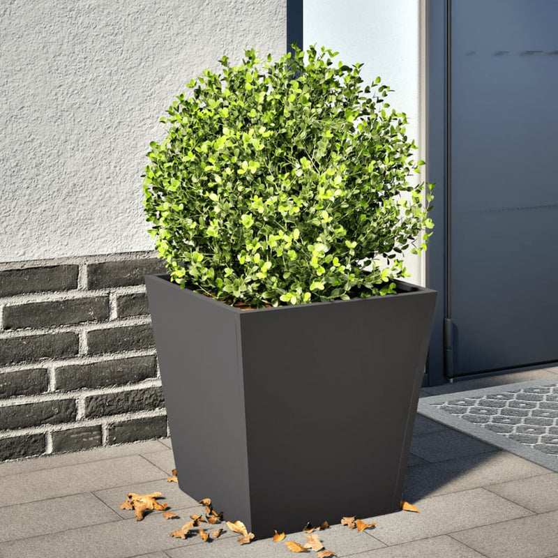 Load image into Gallery viewer, Vidaxl plantenbak 40x40x40 cm staal zwart

