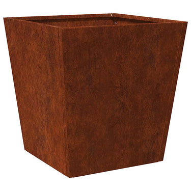 Vidaxl plantenbak 40x40x40 cm weervast staal
