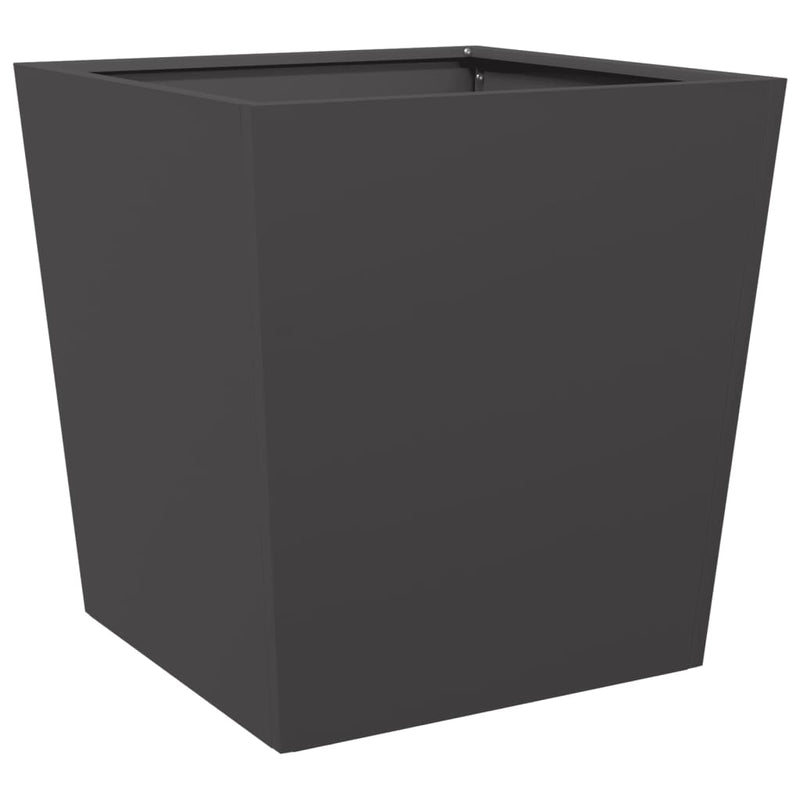Load image into Gallery viewer, Vidaxl plantenbak 50x50x50 cm staal zwart

