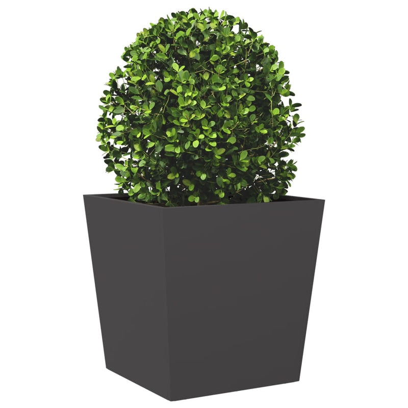 Load image into Gallery viewer, Vidaxl plantenbak 50x50x50 cm staal zwart
