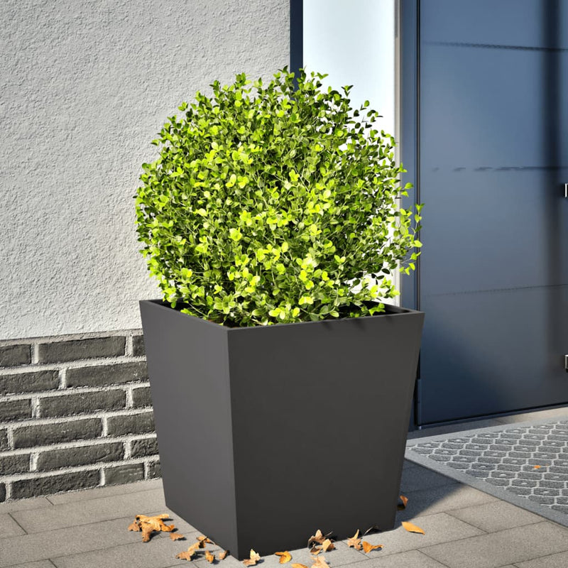 Load image into Gallery viewer, Vidaxl plantenbak 50x50x50 cm staal zwart
