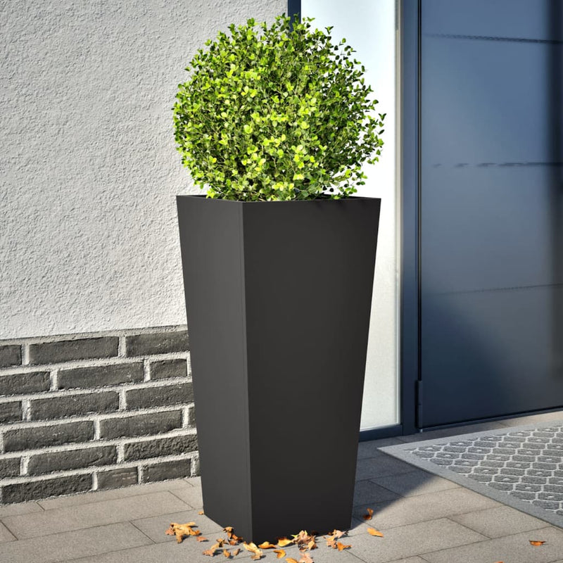 Load image into Gallery viewer, Vidaxl plantenbakken 2 st 35x35x75 cm staal zwart
