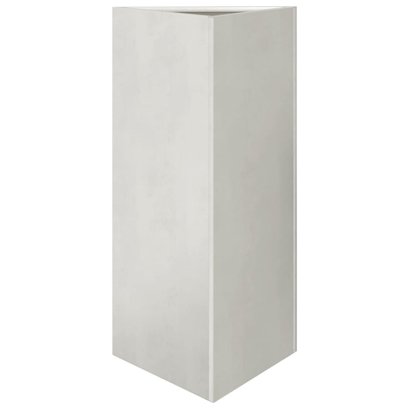 Load image into Gallery viewer, Vidaxl plantenbak driehoek 40x34,5x70 cm roestvrij staal
