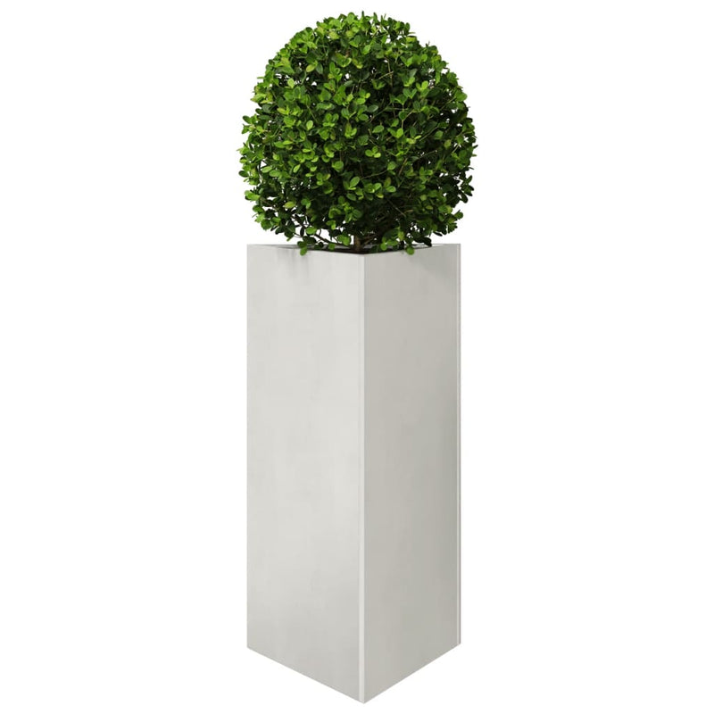 Load image into Gallery viewer, Vidaxl plantenbak driehoek 40x34,5x70 cm roestvrij staal
