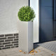 Vidaxl plantenbak driehoek 40x34,5x75 cm gegalvaniseerd staal