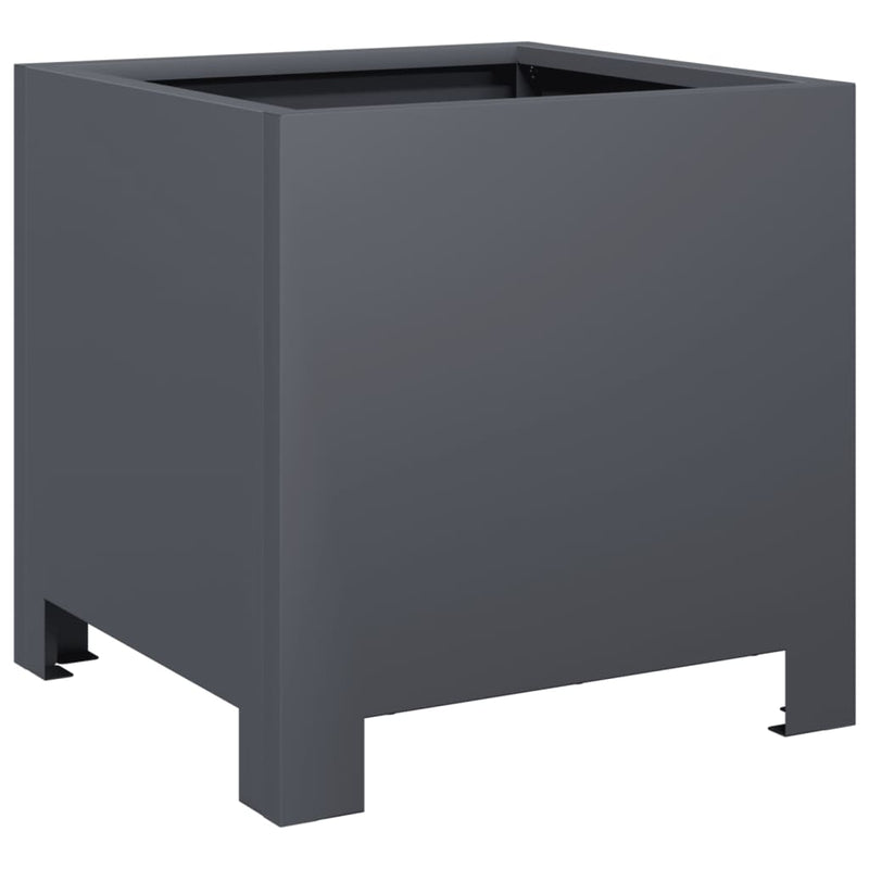 Load image into Gallery viewer, Vidaxl plantenbak 30x30x30 cm staal antracietkleurig

