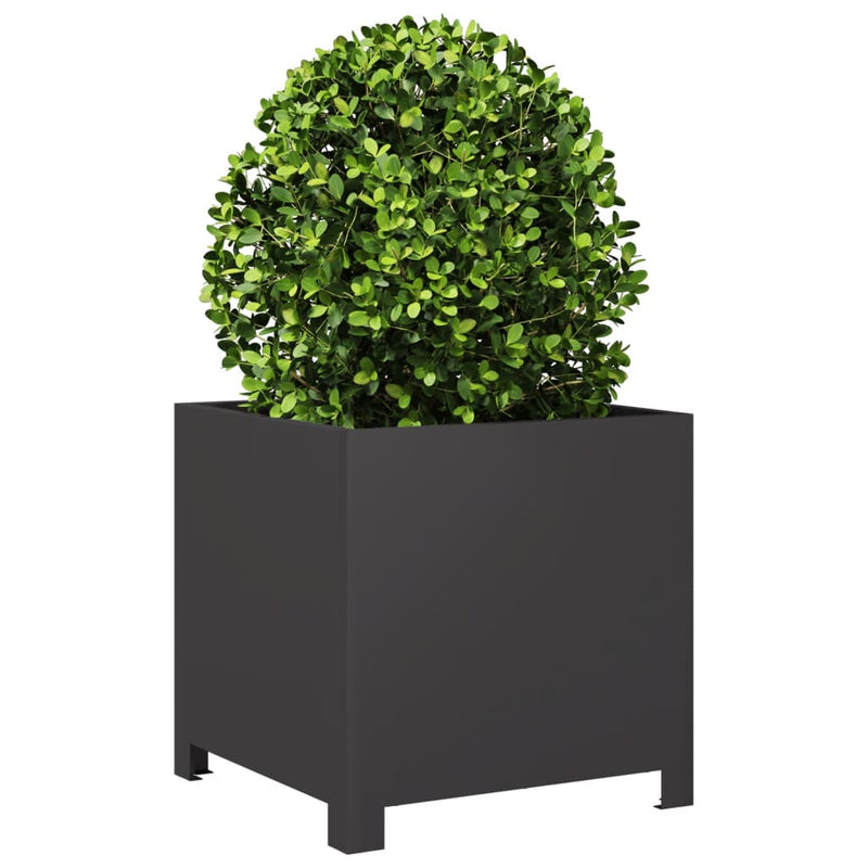 Load image into Gallery viewer, Vidaxl plantenbak 40x40x40 cm staal zwart
