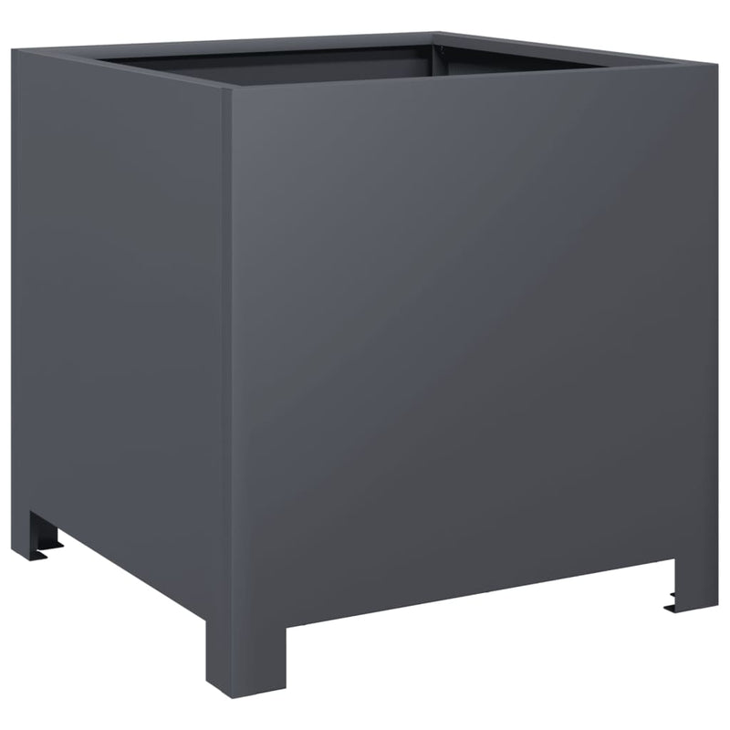 Load image into Gallery viewer, Vidaxl plantenbak 40x40x40 cm staal antracietkleurig
