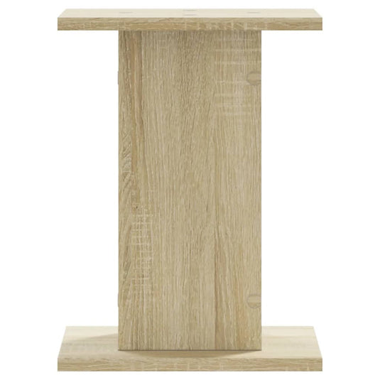 Vidaxl speakerstandaards 2 st 30x30x40 cm bewerkt hout sonoma eiken