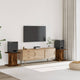 Vidaxl speakerstandaards 2 st 30x30x40 cm bewerkt hout gerookt eiken