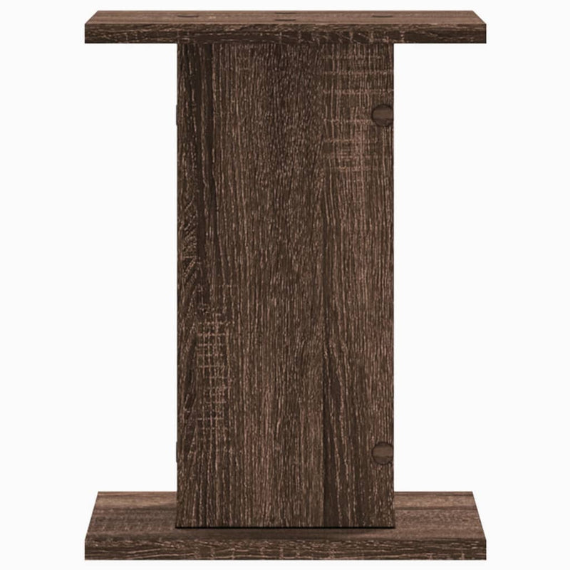 ギャラリービューアに画像をロードする, Vidaxl speakerstandaards 2 st 30x30x40 cm bewerkt hout bruin eiken
