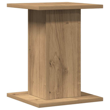 Vidaxl speakerstandaards 2 st 30x30x40 cm hout artisanaal eikenkleurig