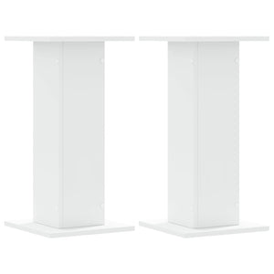 Vidaxl speakerstandaards 2 st 30x30x60 cm bewerkt hout wit
