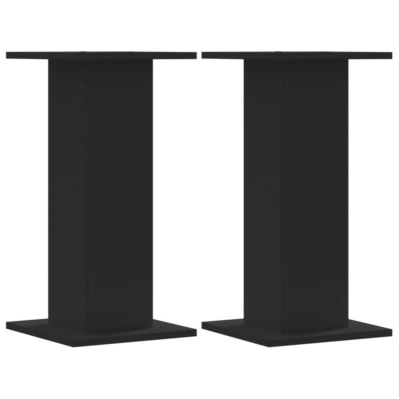 Load image into Gallery viewer, Vidaxl speakerstandaards 2 st 30x30x60 cm bewerkt hout zwart
