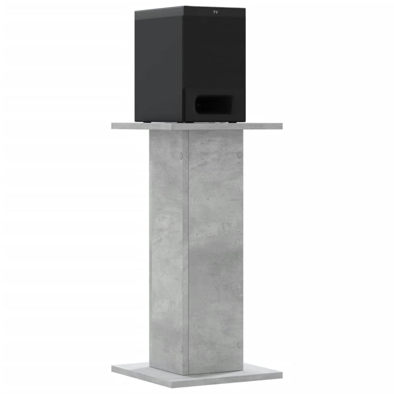Load image into Gallery viewer, Vidaxl speakerstandaards 2 st 30x30x60 cm bewerkt hout betongrijs
