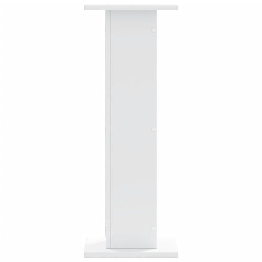 Vidaxl speakerstandaards 2 st 30x30x80 cm bewerkt hout wit