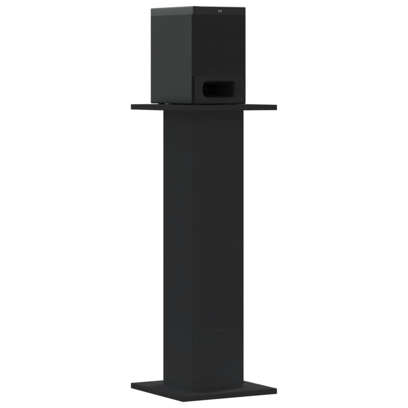 Load image into Gallery viewer, Vidaxl speakerstandaards 2 st 30x30x80 cm bewerkt hout zwart
