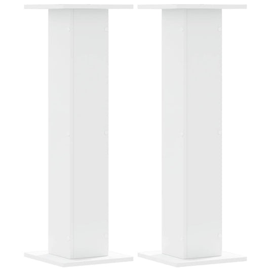 Vidaxl speakerstandaards 2 st 30x30x95 cm bewerkt hout wit