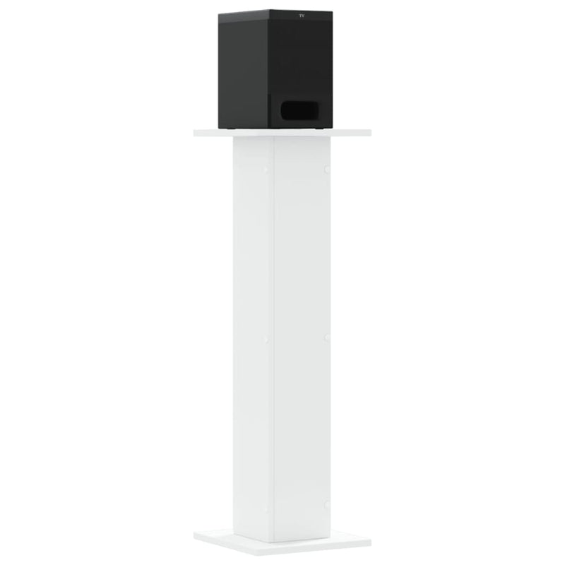 Load image into Gallery viewer, Vidaxl speakerstandaards 2 st 30x30x95 cm bewerkt hout wit
