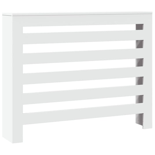 Vidaxl radiatorombouw 104x20x82 cm bewerkt hout wit