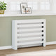 Vidaxl radiatorombouw 104x20x82 cm bewerkt hout wit