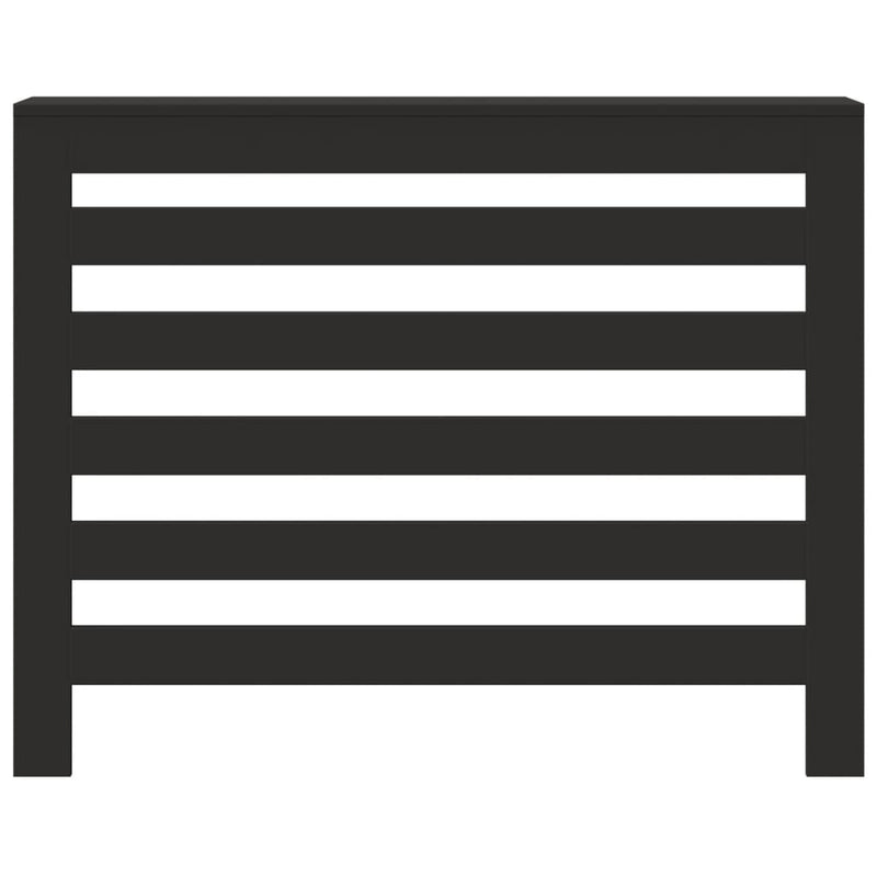 Load image into Gallery viewer, Vidaxl radiatorombouw 104x20x82 cm bewerkt hout zwart
