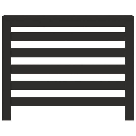 Vidaxl radiatorombouw 104x20x82 cm bewerkt hout zwart