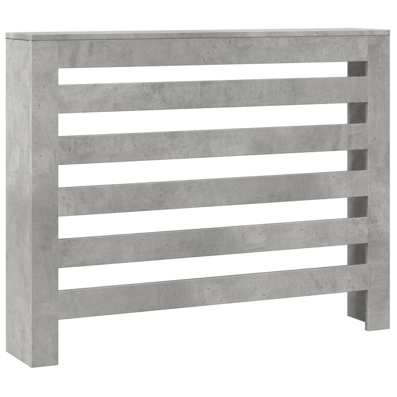 Load image into Gallery viewer, Vidaxl radiatorombouw 104x20x82 cm bewerkt hout betongrijs
