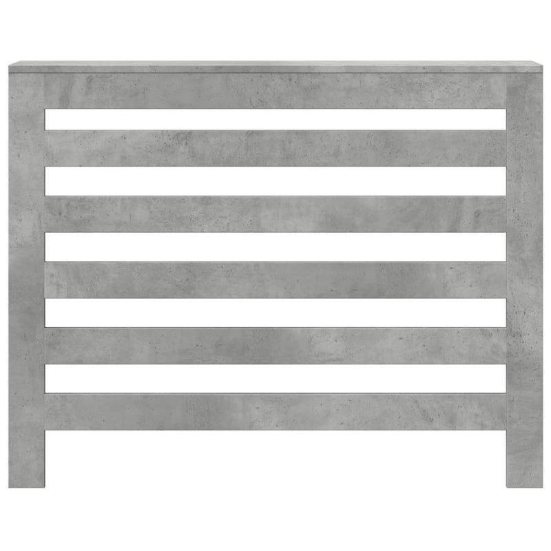 Load image into Gallery viewer, Vidaxl radiatorombouw 104x20x82 cm bewerkt hout betongrijs
