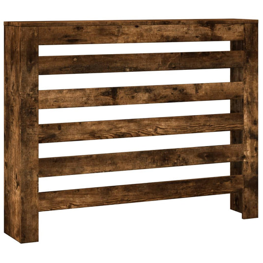 Vidaxl radiatorombouw 104x20x82 cm bewerkt hout gerookt eikenkleurig