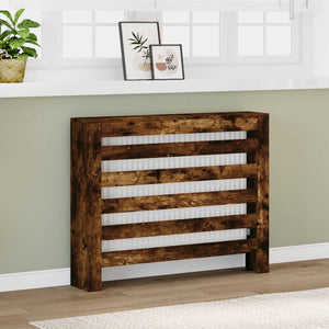 Vidaxl radiatorombouw 104x20x82 cm bewerkt hout gerookt eikenkleurig