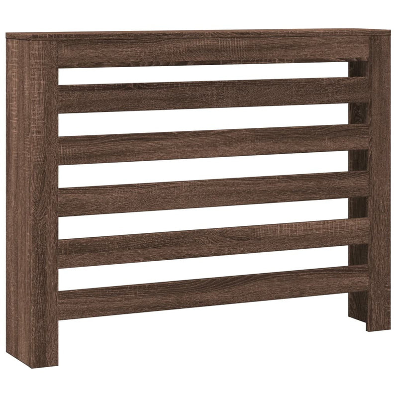 Load image into Gallery viewer, Vidaxl radiatorombouw 104x20x82 cm bewerkt hout bruin eikenkleurig
