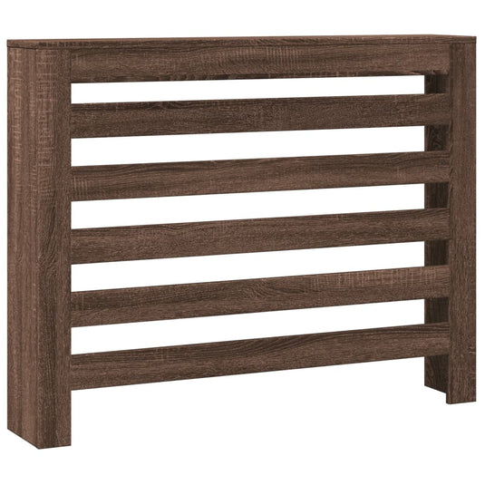 Vidaxl radiatorombouw 104x20x82 cm bewerkt hout bruin eikenkleurig