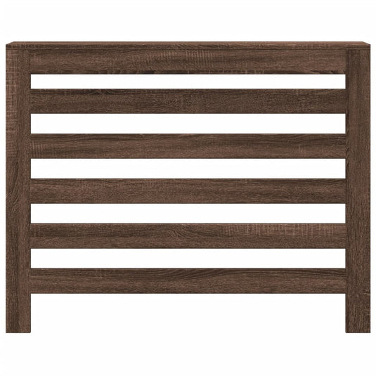 Vidaxl radiatorombouw 104x20x82 cm bewerkt hout bruin eikenkleurig