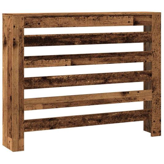 Vidaxl radiatorombouw 104x20x82 cm bewerkt hout oud hout
