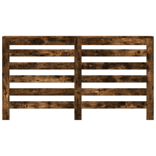 Vidaxl radiatorombouw 149x20x82 cm bewerkt hout gerookt eikenkleurig
