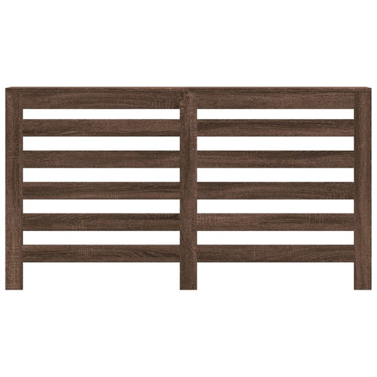 Vidaxl radiatorombouw 149x20x82 cm bewerkt hout bruin eikenkleurig