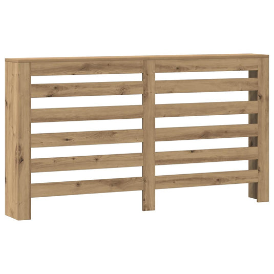Vidaxl radiatorombouw 149x20x82 cm bewerkt hout artisanaal eikenkleur