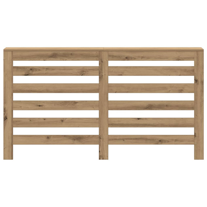 Load image into Gallery viewer, Vidaxl radiatorombouw 149x20x82 cm bewerkt hout artisanaal eikenkleur

