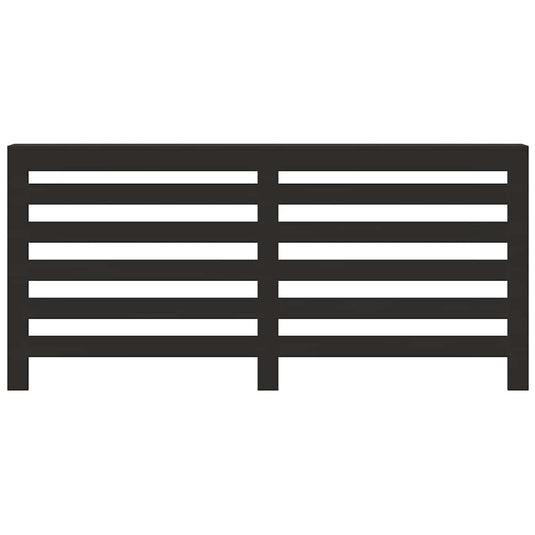 Vidaxl radiatorombouw 175x20x82 cm bewerkt hout zwart