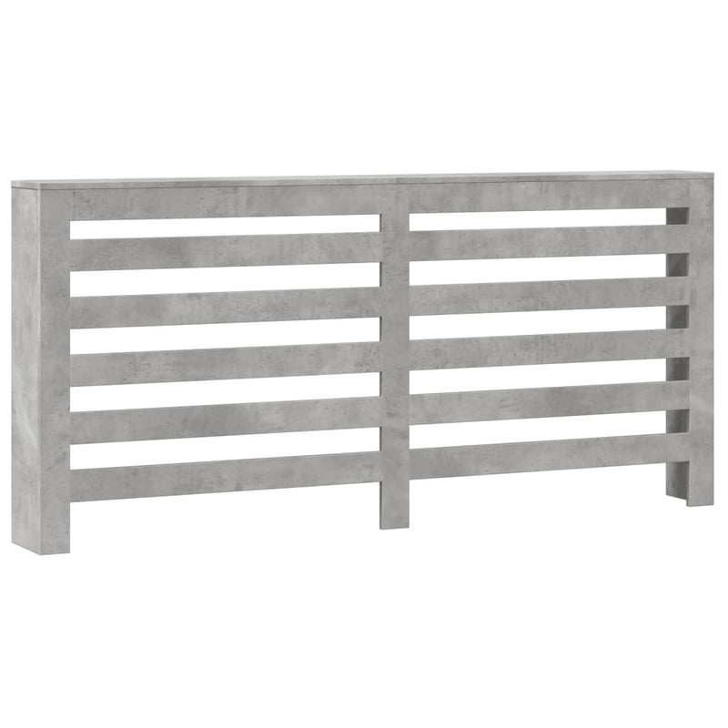 Load image into Gallery viewer, Vidaxl radiatorombouw 175x20x82 cm bewerkt hout betongrijs
