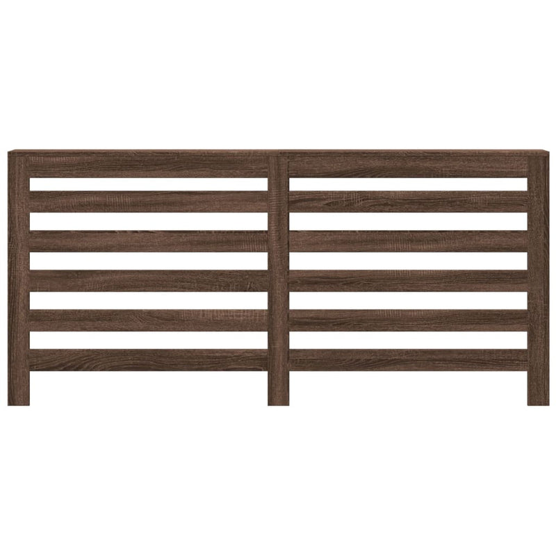 Load image into Gallery viewer, Vidaxl radiatorombouw 175x20x82 cm bewerkt hout bruin eikenkleurig
