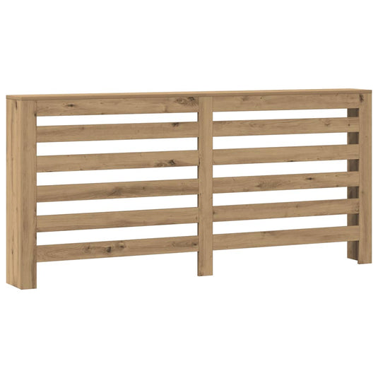 Vidaxl radiatorombouw 175x20x82 cm bewerkt hout artisanaal eikenkleur