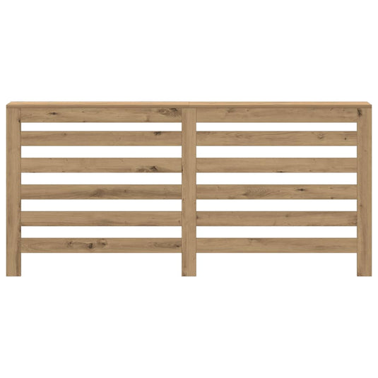 Vidaxl radiatorombouw 175x20x82 cm bewerkt hout artisanaal eikenkleur