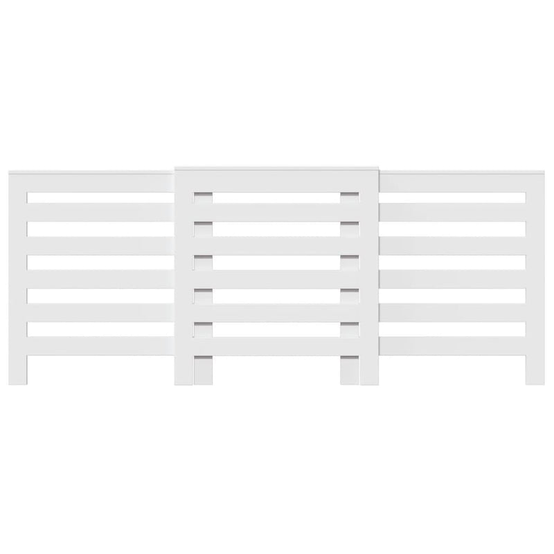 Load image into Gallery viewer, Vidaxl radiatorombouw 205x21,5x83,5 cm bewerkt hout wit
