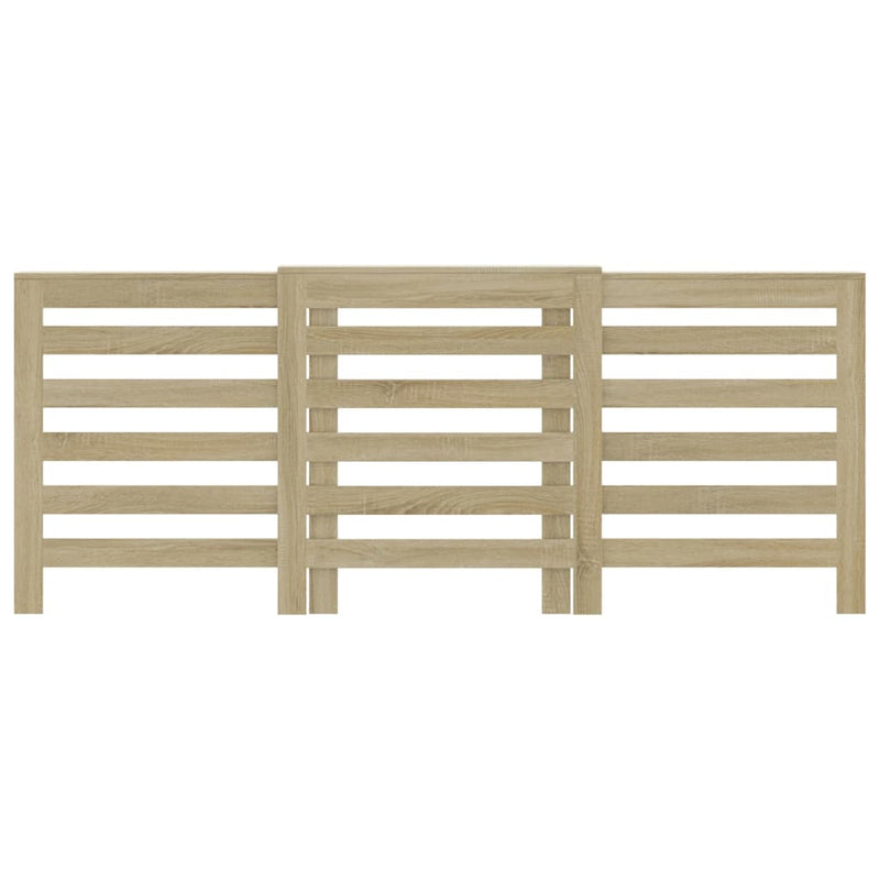 Load image into Gallery viewer, Vidaxl radiatorombouw 205x21,5x83,5 cm bewerkt hout sonoma eikenkleur
