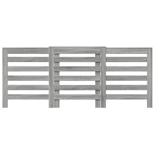 Vidaxl radiatorombouw 205x21,5x83,5 cm bewerkt hout grijs sonoma eiken