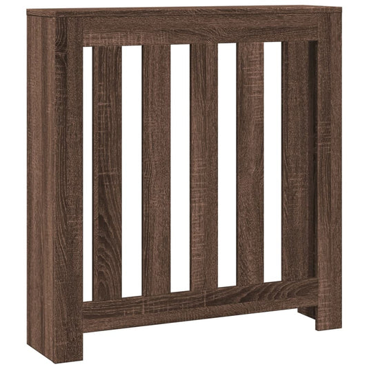 Vidaxl radiatorombouw 78x20x82 cm bewerkt hout bruin eikenkleurig