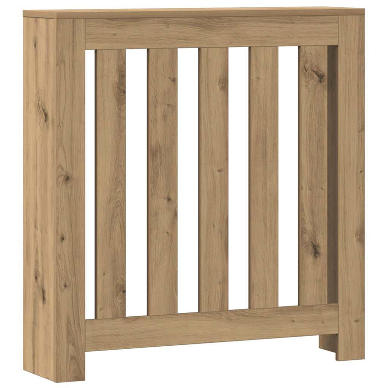 Load image into Gallery viewer, Vidaxl radiatorombouw 78x20x82 cm bewerkt hout artisanaal eikenkleur
