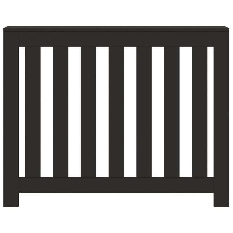 Load image into Gallery viewer, Vidaxl radiatorombouw 104x20x82 cm bewerkt hout zwart
